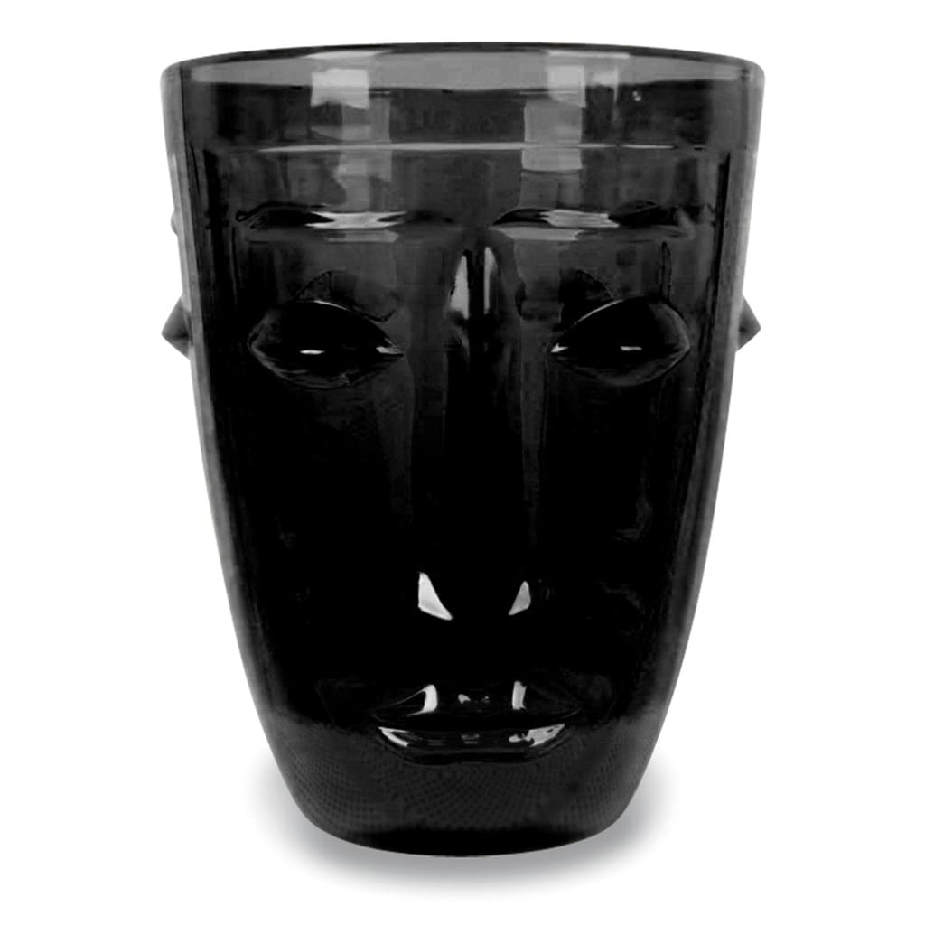 verre visage a eau noir 1