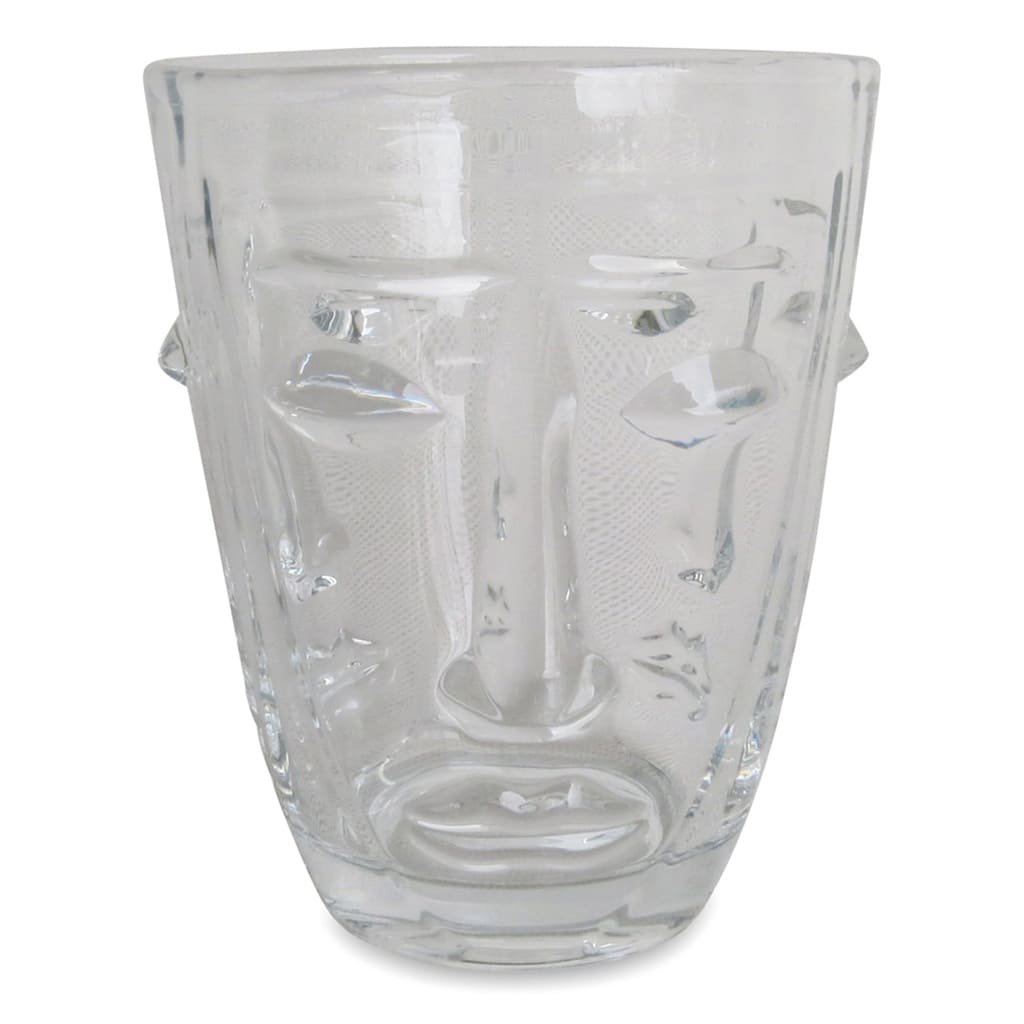 verre visage a eau transparent 2