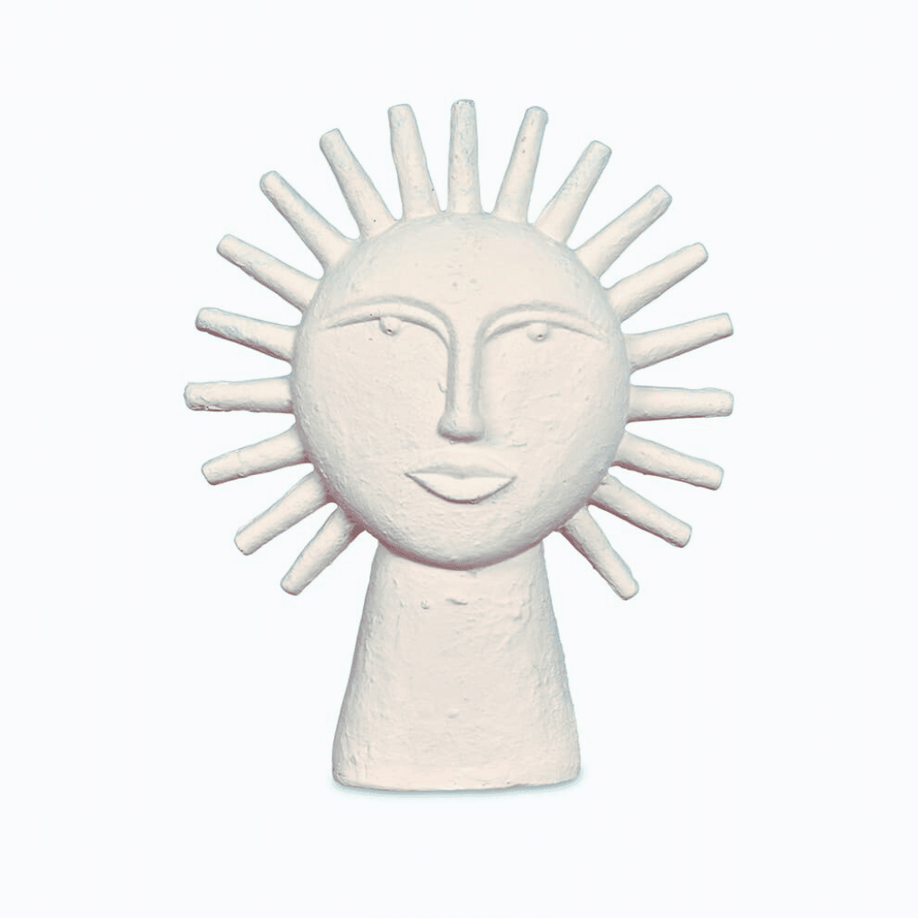 statue soleil ecru 1