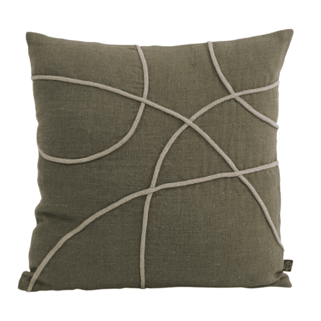 marbella coussin 45x45 kaki 1