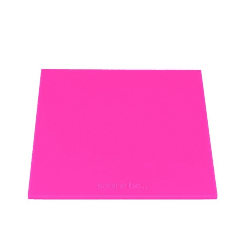 dessous plat carre rose 1
