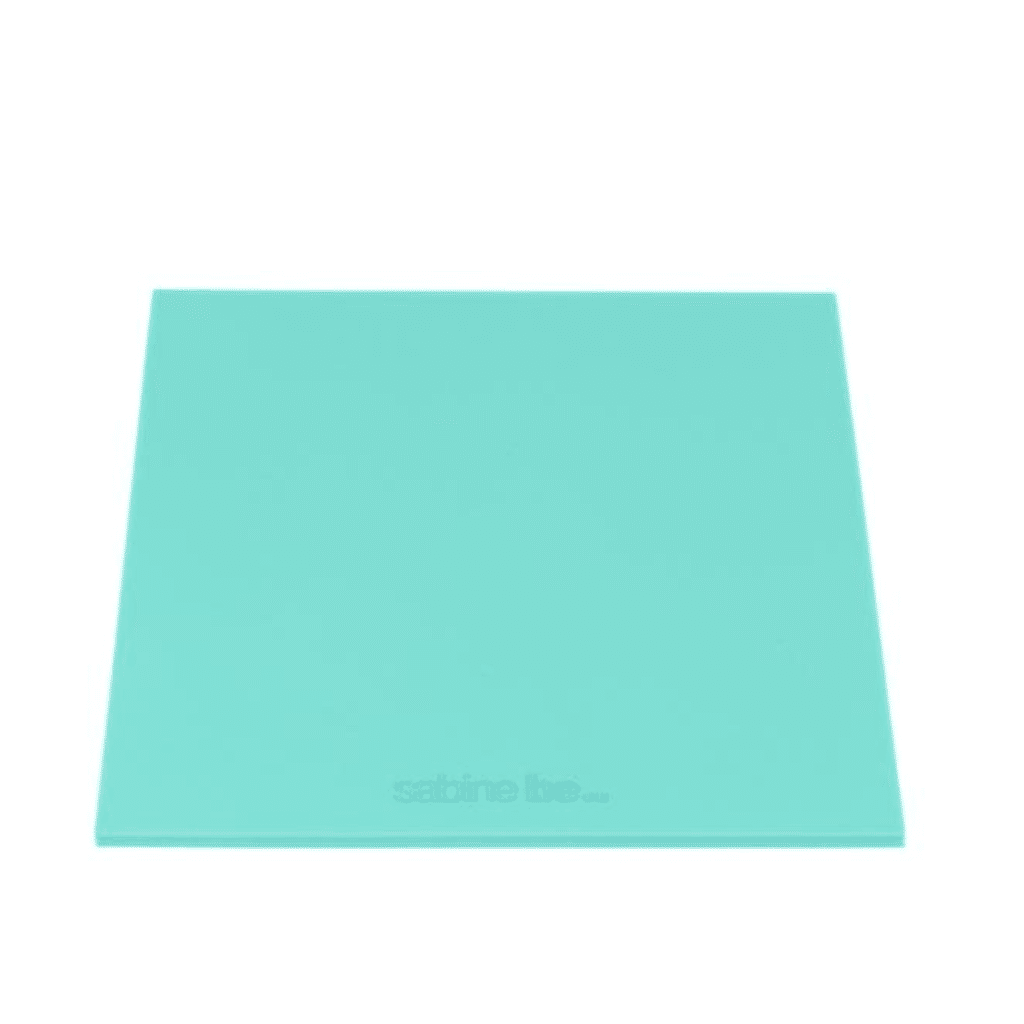 dessous plat carre turquoise 1