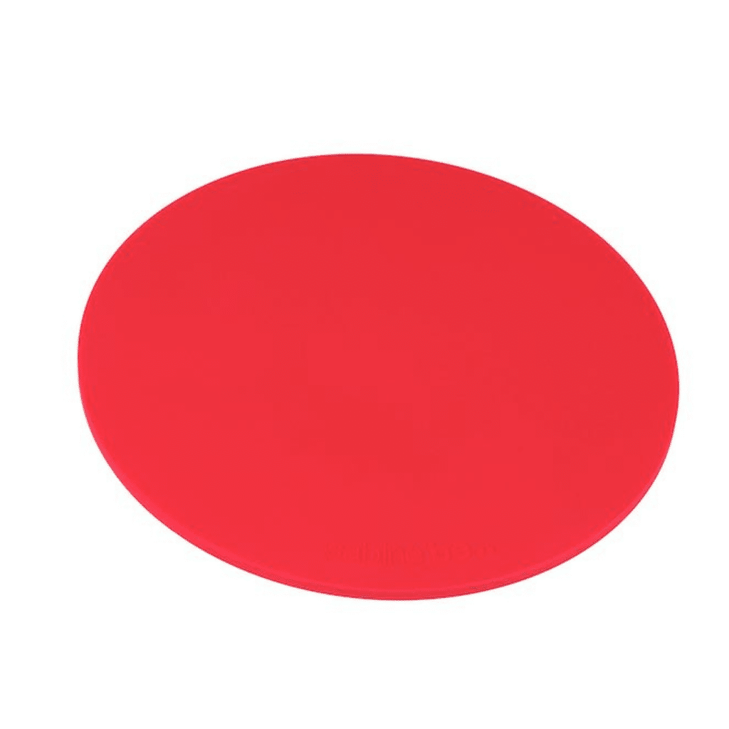 dessous plat rond rouge 1