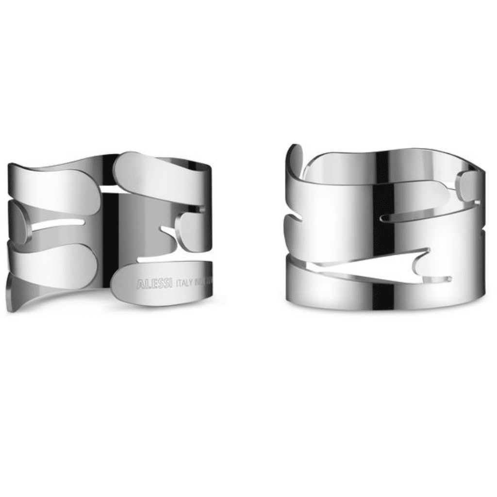 rond de serviette argent alessi 1