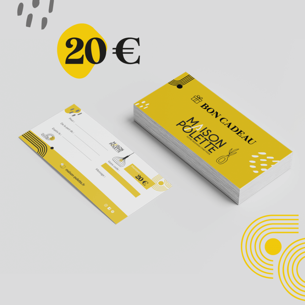 bon cadeau maison polette 20