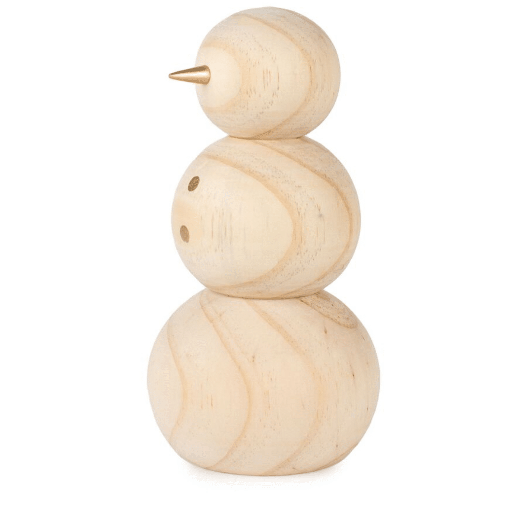 bonhomme neige bois 1