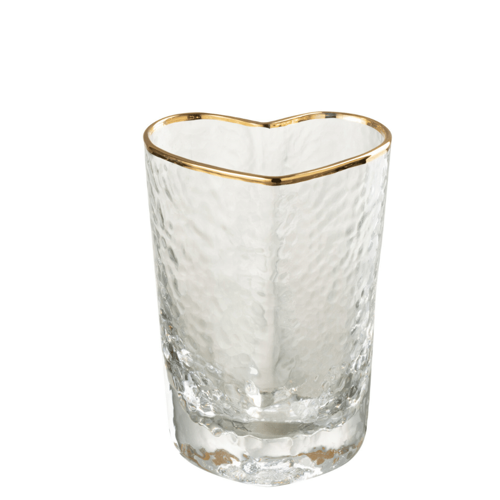 verre coeur doré 1