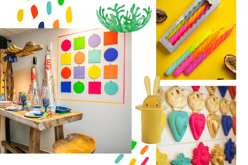 des couleurs vives chez vous