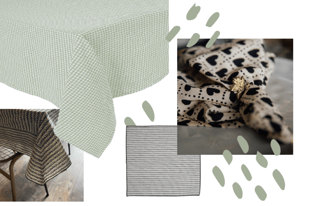 nappes et serviettes tendances