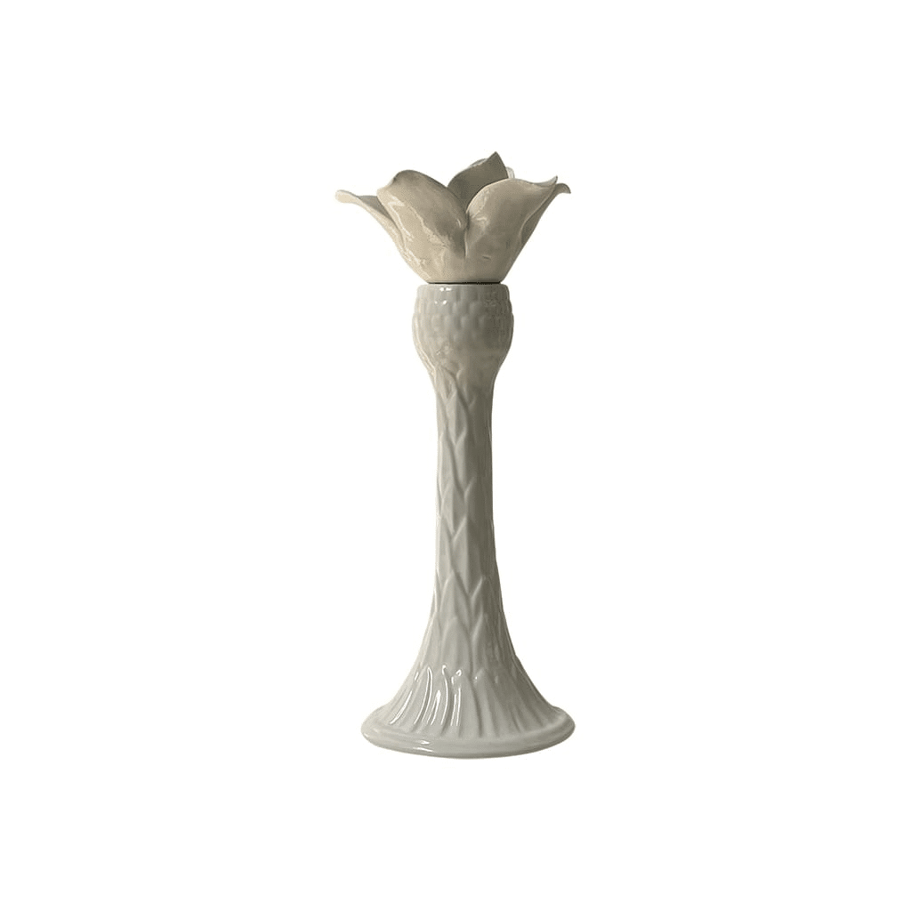 bougeoir palmier blanc mm 1