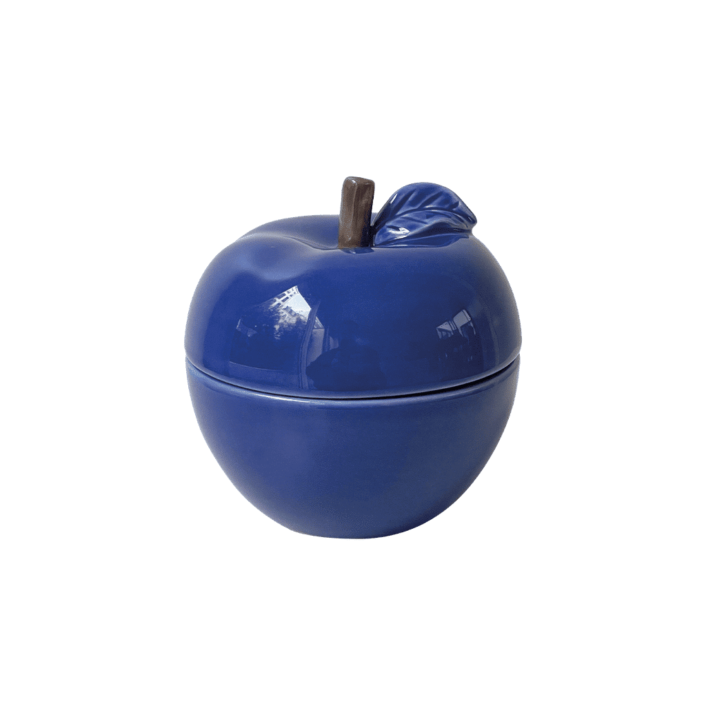 bougie pom glow bleue 1