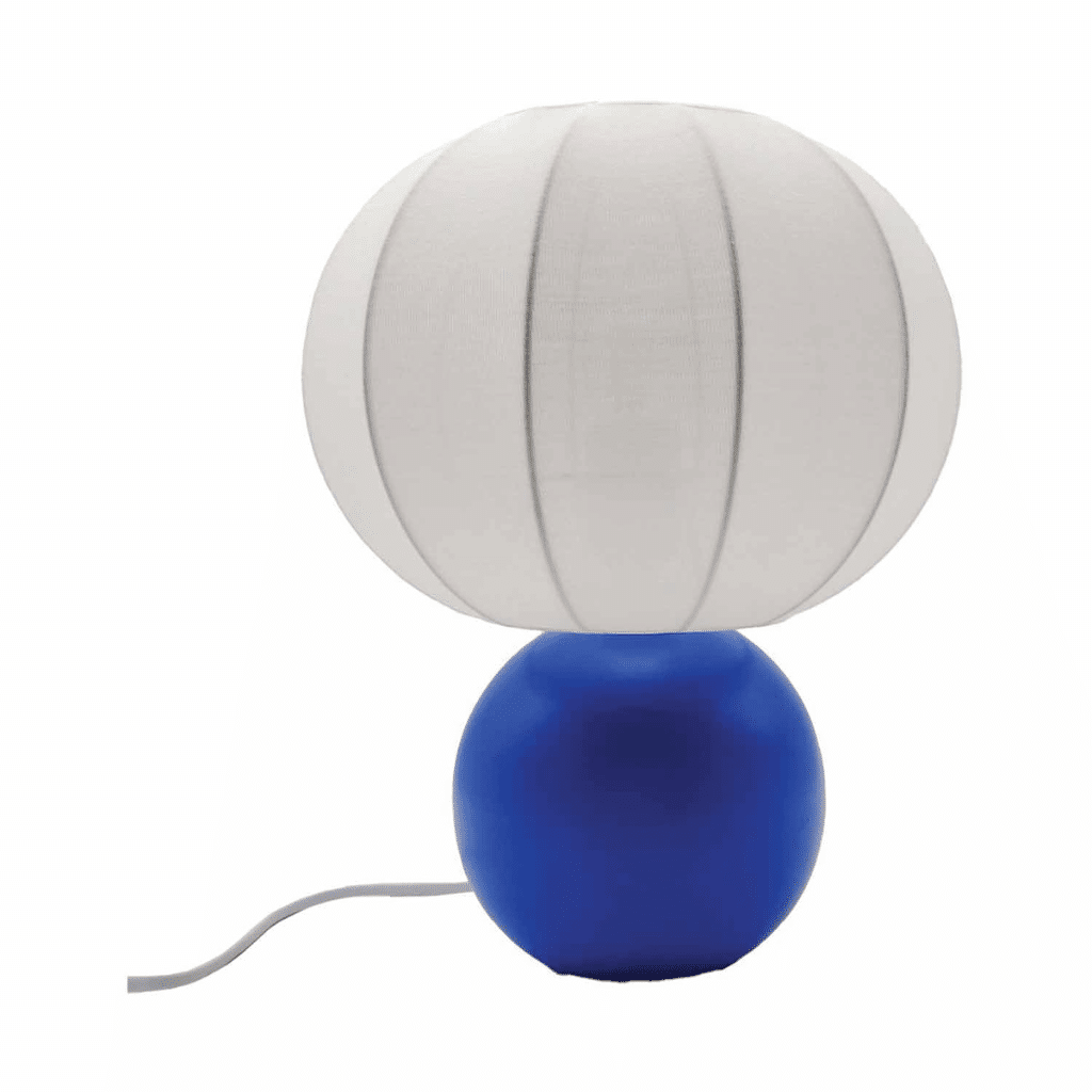 lampe boule bleue 1