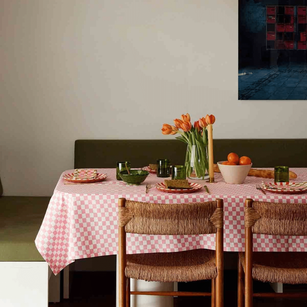 nappe zoé damier rose 2
