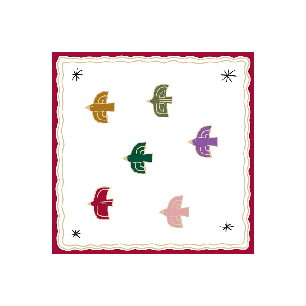 serviette oiseau 1