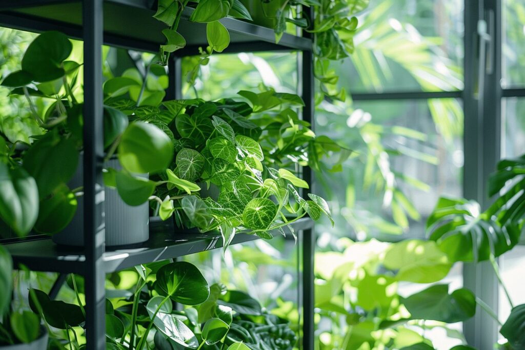 Apportez une touche verte à votre déco avec une étagère plante bien pensée