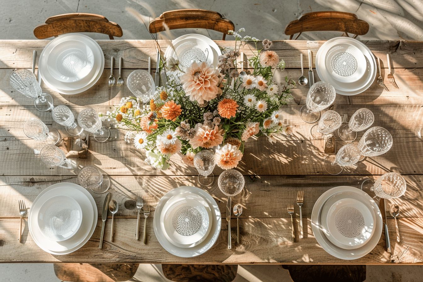 Des verres esthétiques pour une table aussi belle que pratique