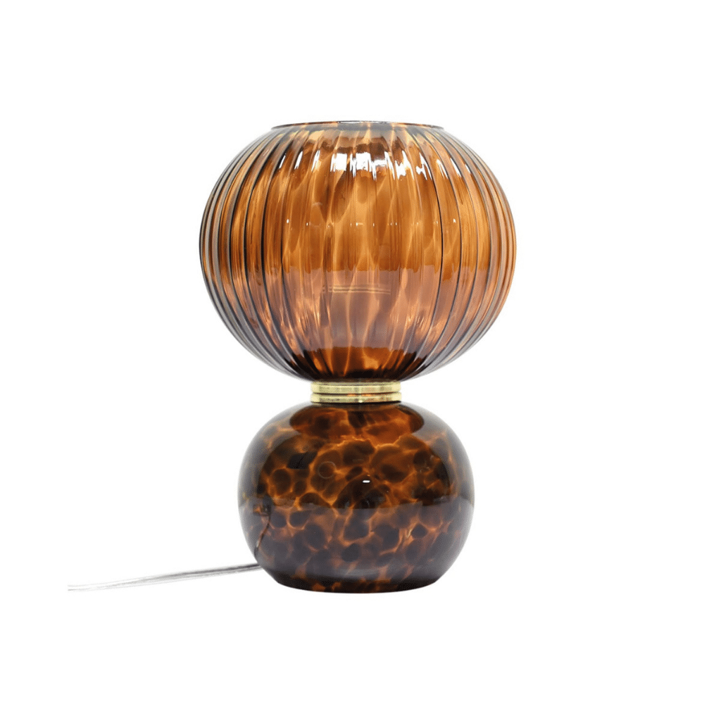 lampe adonis marron leopard 1