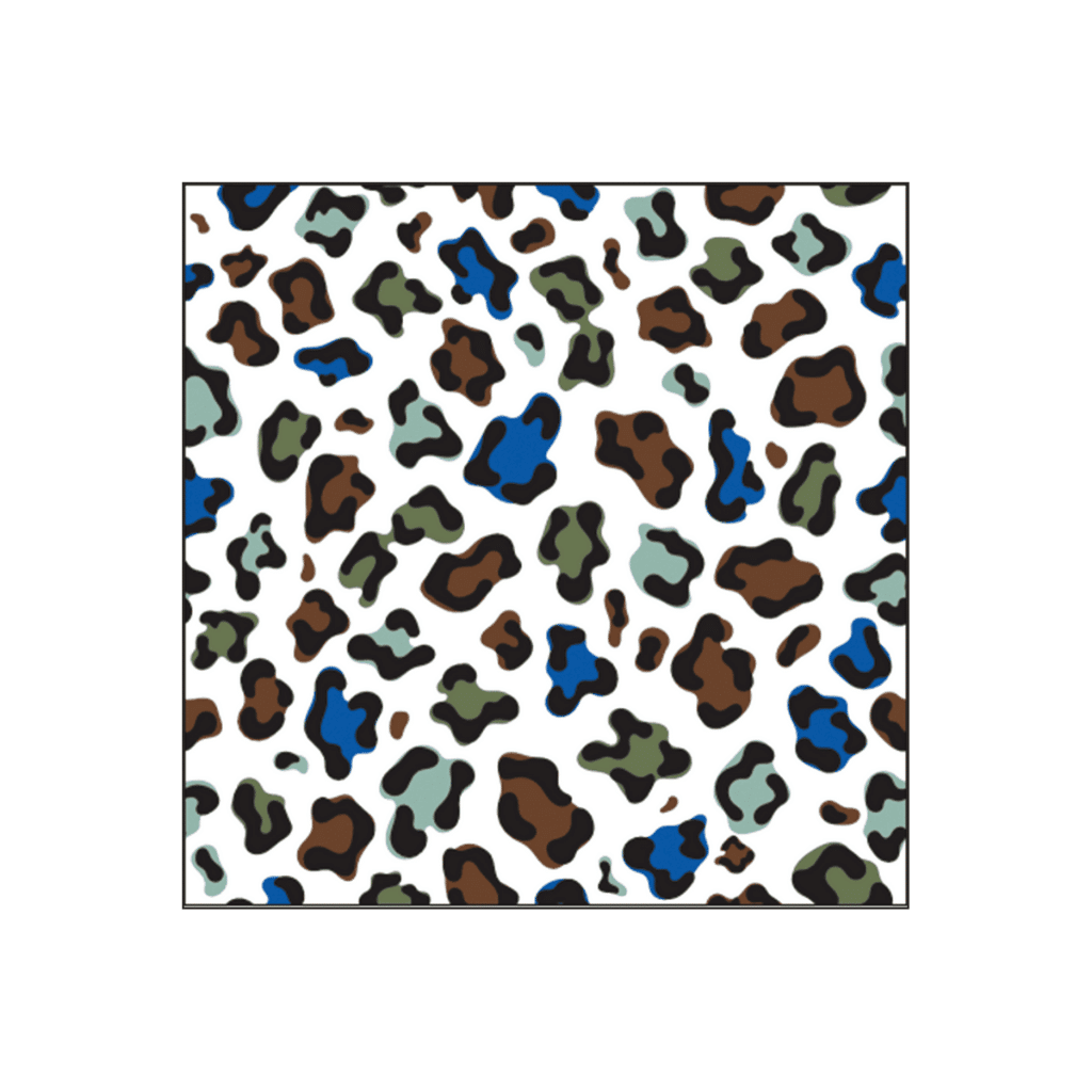 serviette leopard colore 1