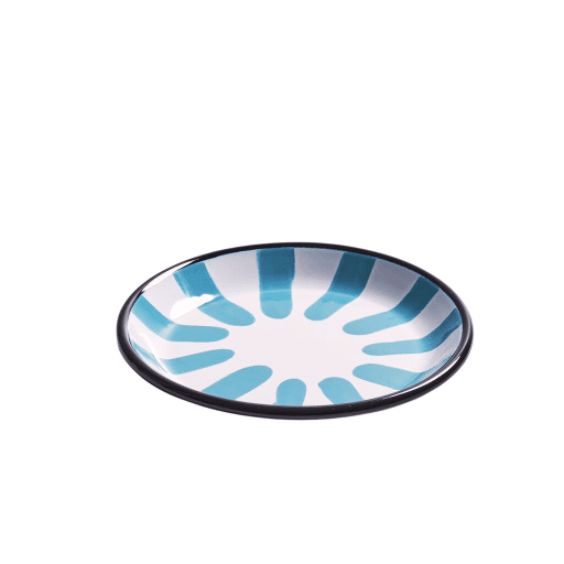 assiette a dessert little color turquoise 1