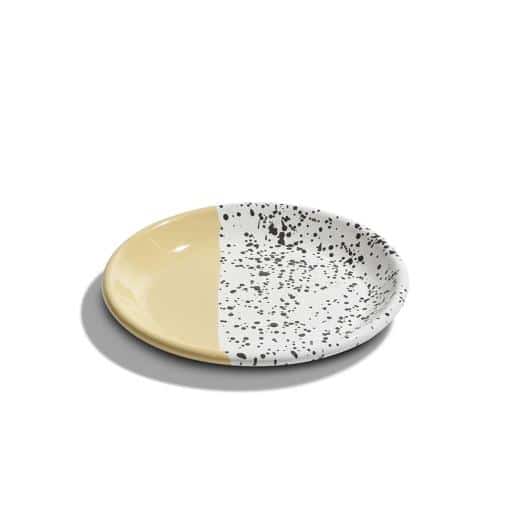 assiette a dessert mind pop jaune 1