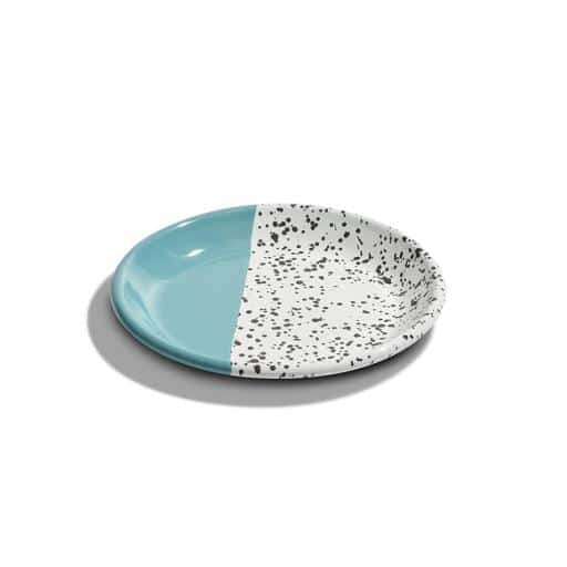 assiette a dessert mind pop turquoise
