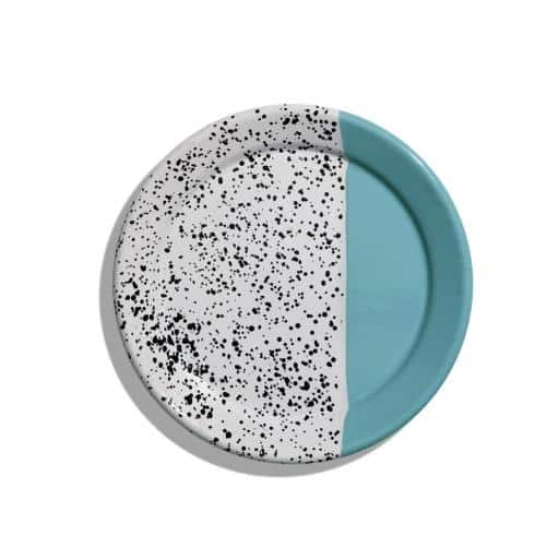 assiette plate mind pop turquoise 1