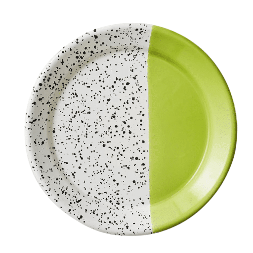 assiette plate mind pop vert 1