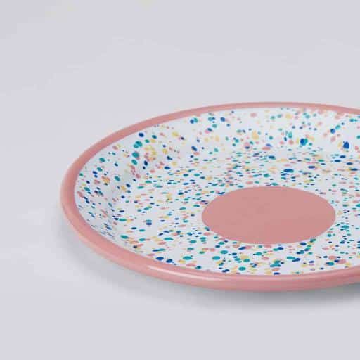 assiette plate wonder wheel rose 1