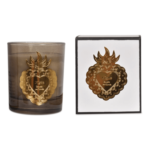 bougie celeste feu de bois