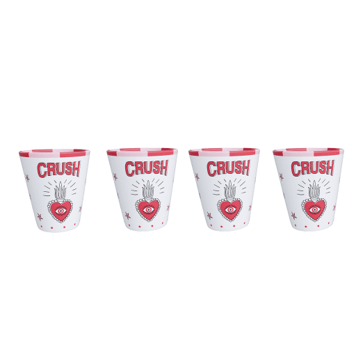 coffret de 4 tasses crush