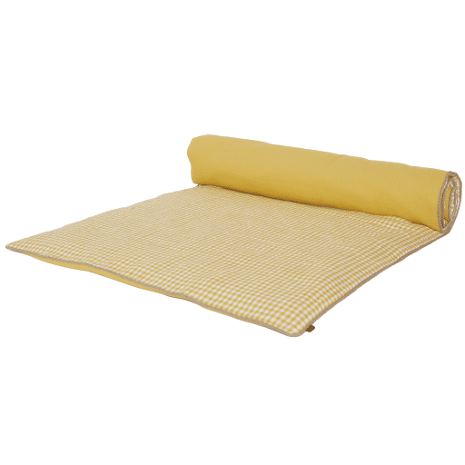 housse d edredon piana 85 x 200 cm jaune paille ha