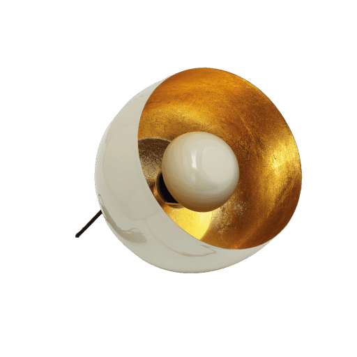 lampe de sol cloche beige pm