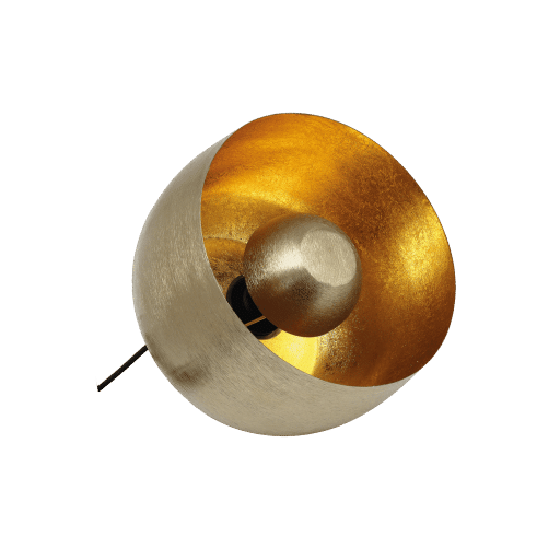 lampe de sol cloche dore gm