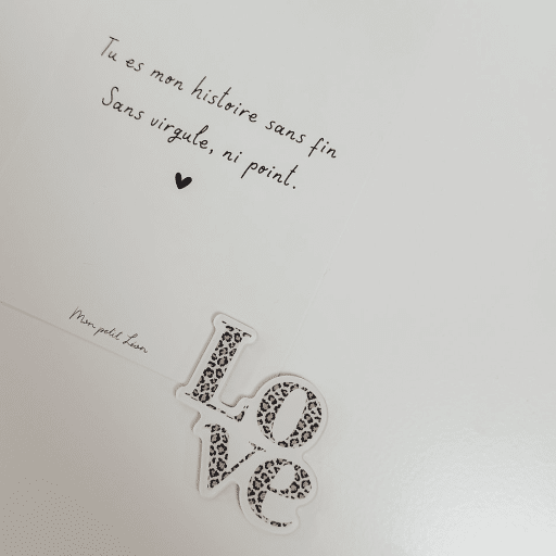 magnet love leopard mon petit leon