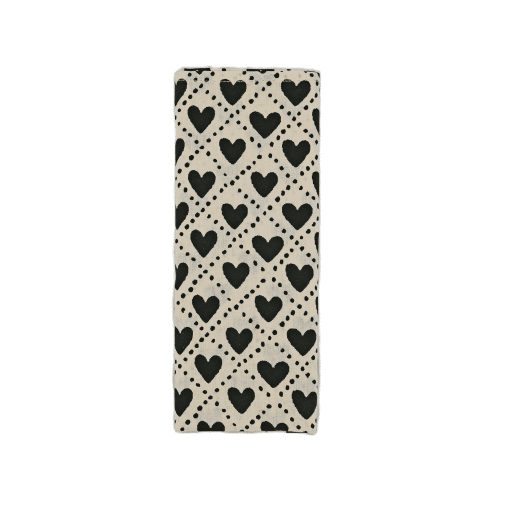 serviette x 4 les coeurs 20 x 20 boncoeurs