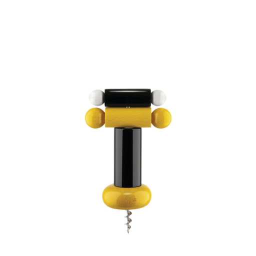 tir bouchon ettore sottsass noir alessi