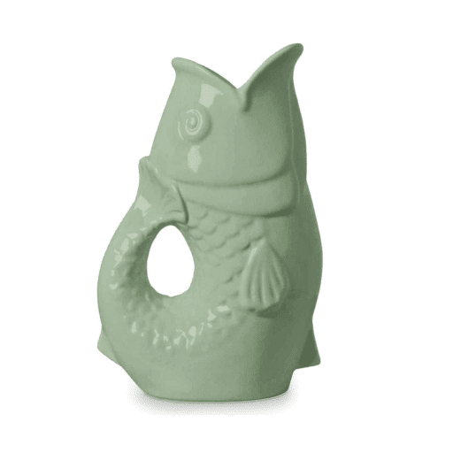 vase poisson vert thym