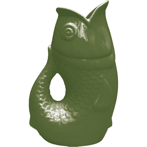 vase poisson xxl kaki