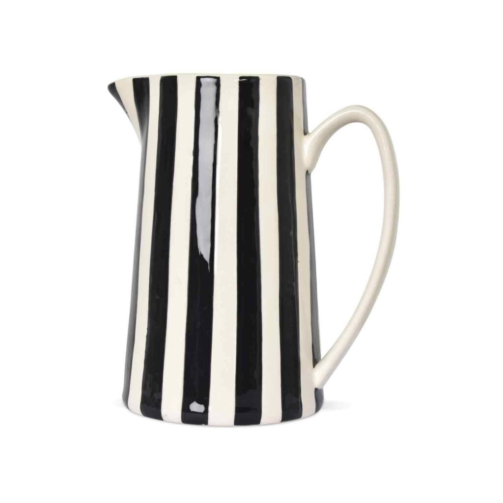 pichet rayure noir