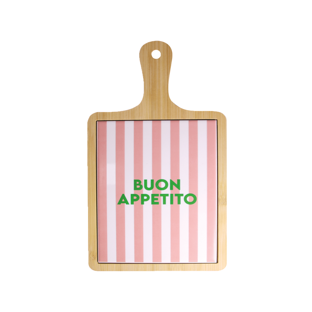 planche apero rayure rose