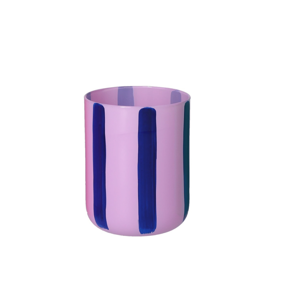 verre colors rayure violet