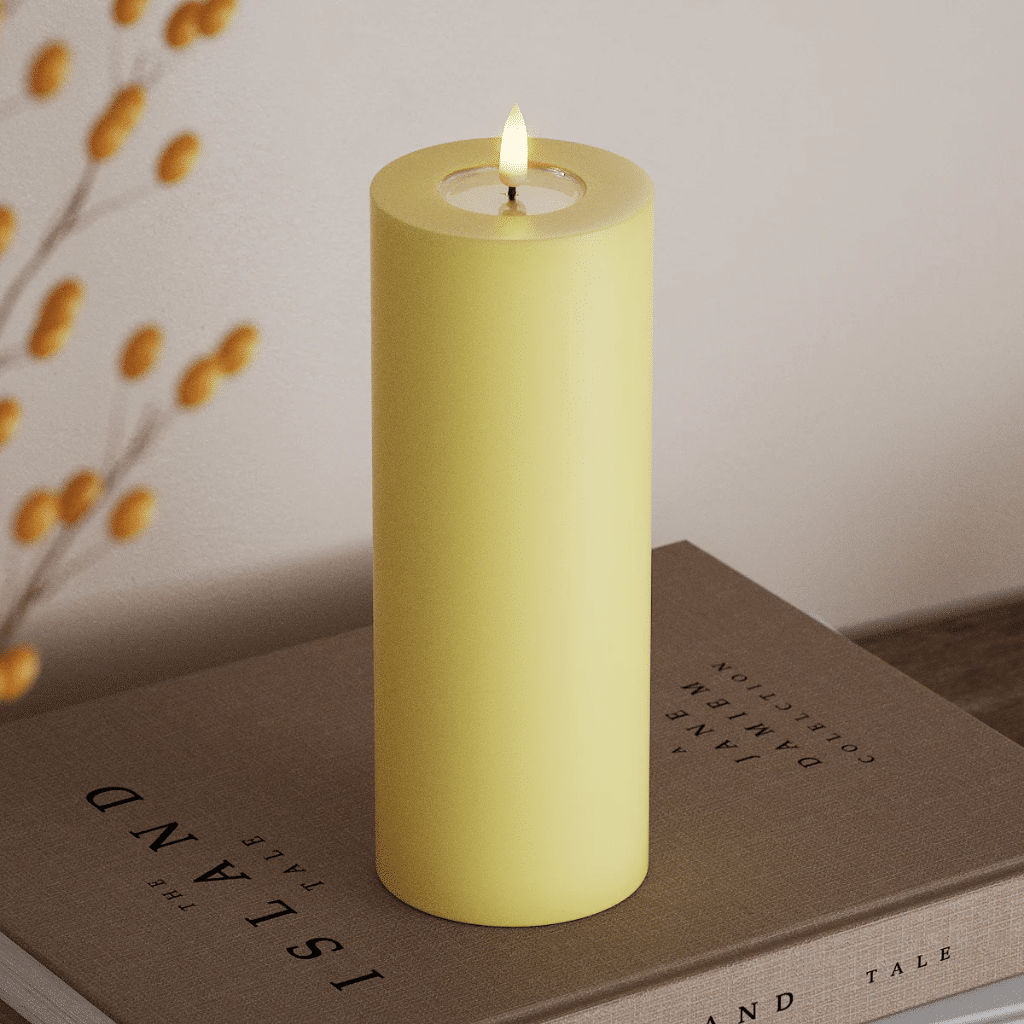 1 bougie led jaune gm
