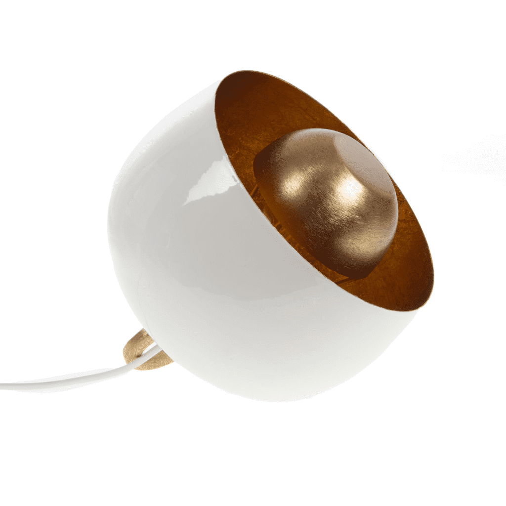 lampe de sol cloche blanche pm