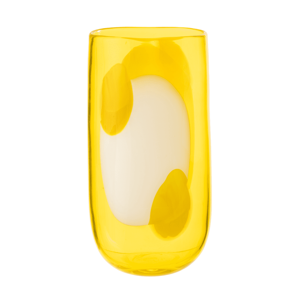 vase nina jaune