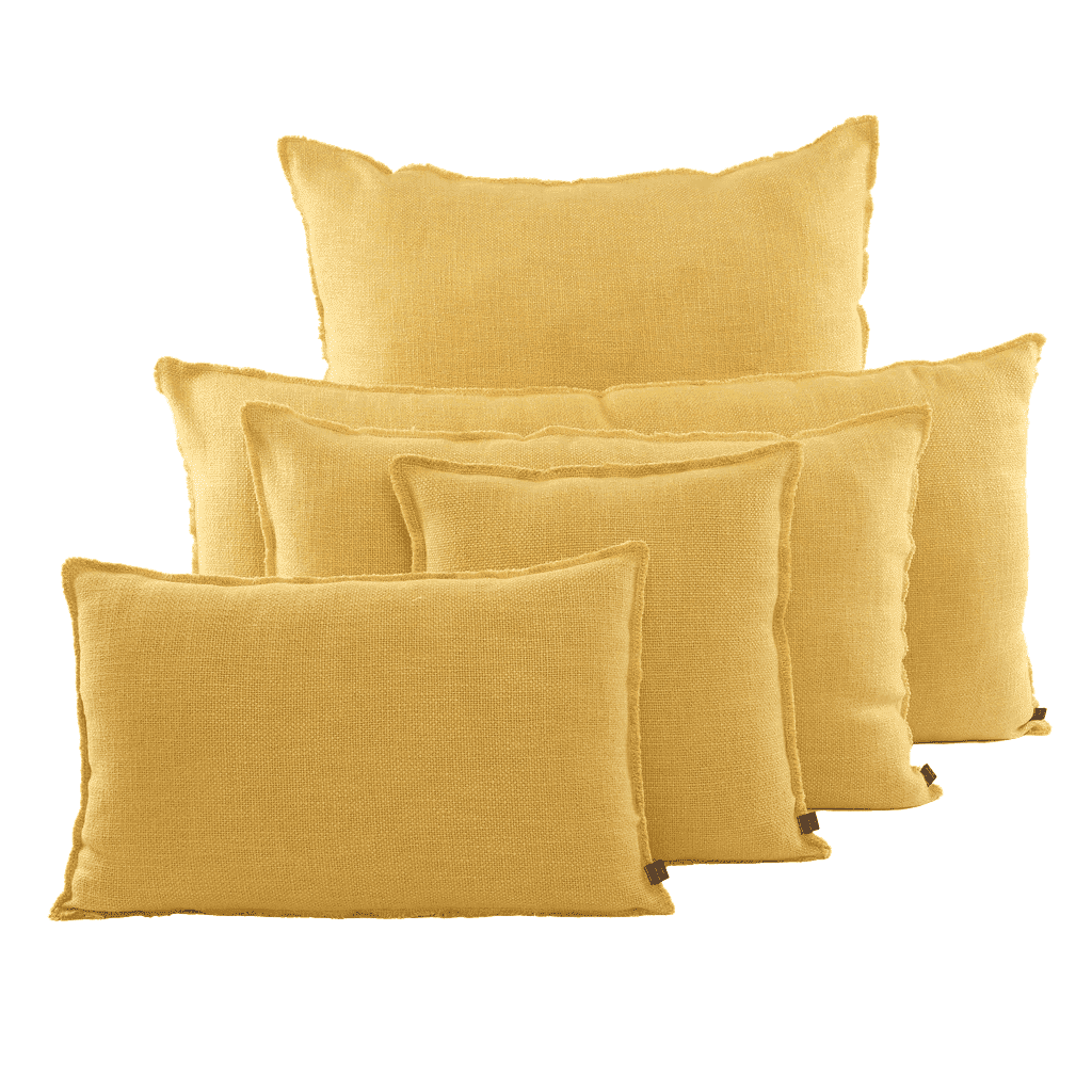 housse de coussin 50x80 california ocre haomy