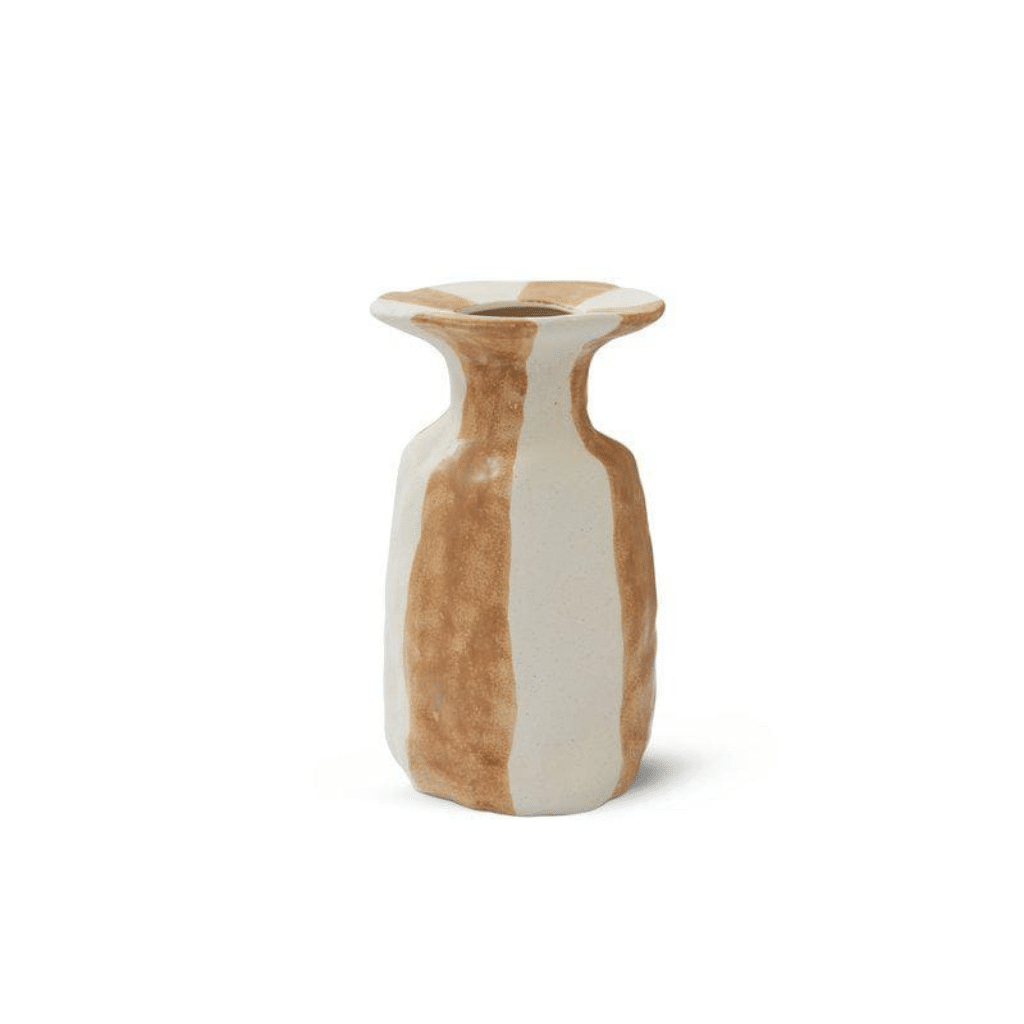vase soliflore raia raye creme