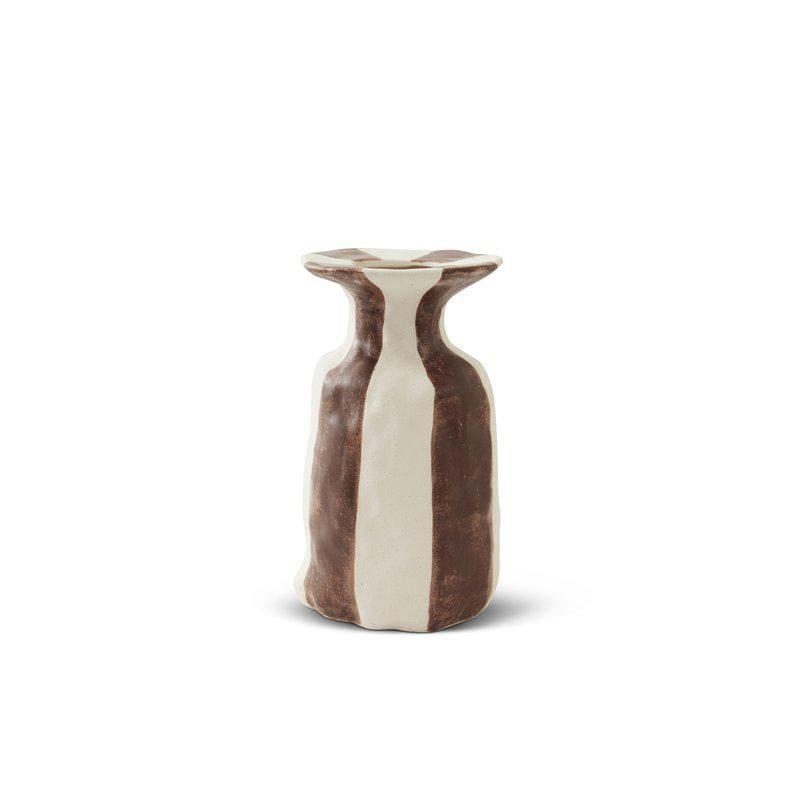vase soliflore raia raye marron
