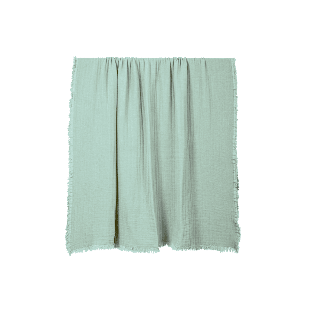 plaid couvre lit vanly celadon haomy