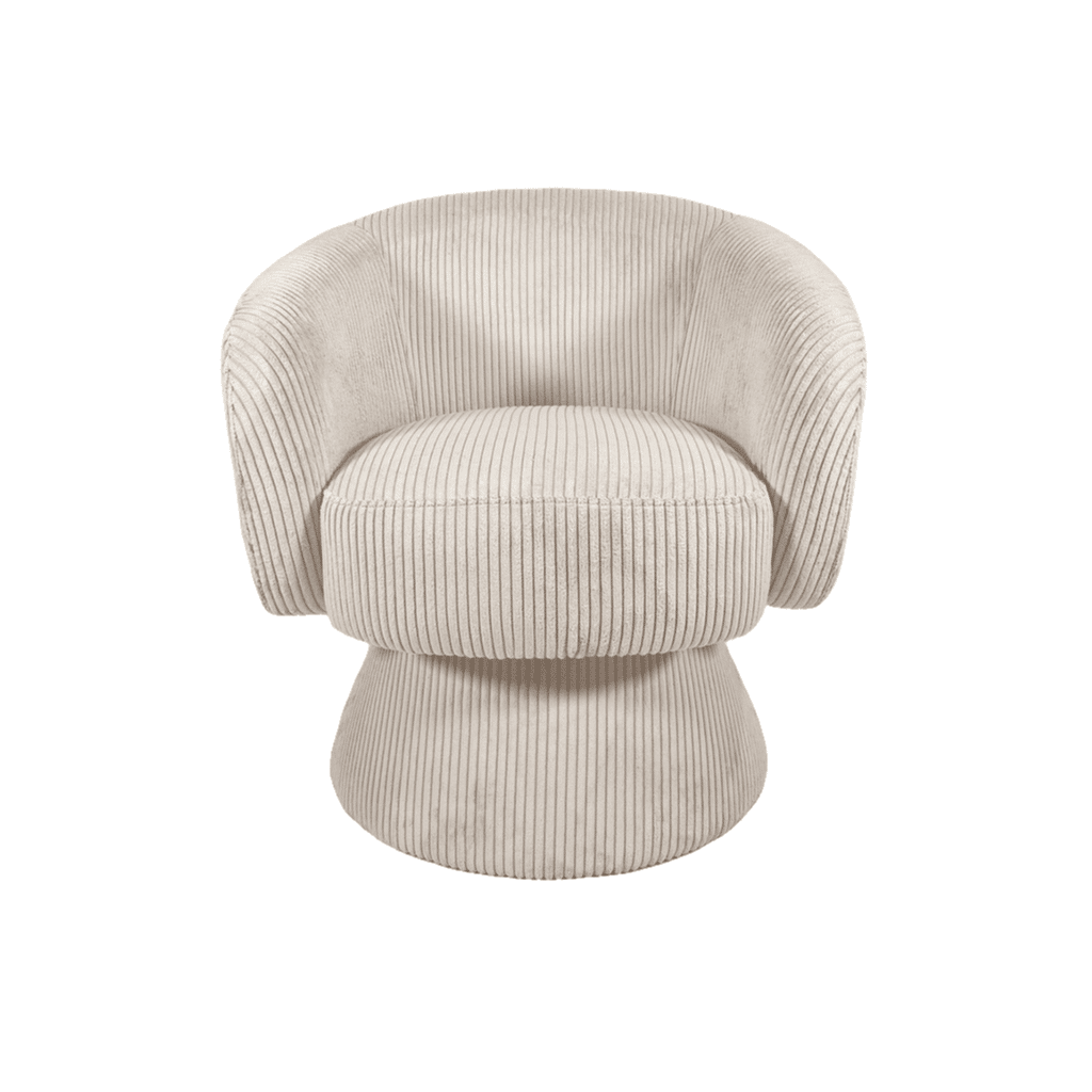 fauteuil manon pivotant beige