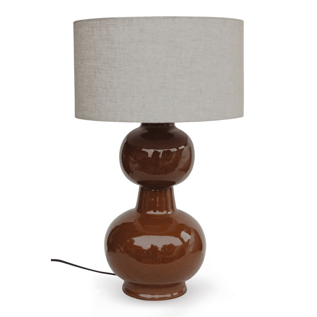 lampe laki marron opjet